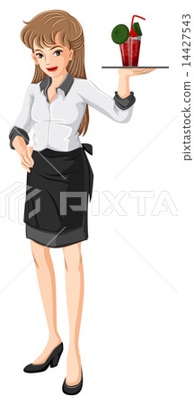 A waitress A waitress 14427543