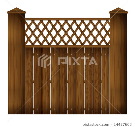 A wooden gate A wooden gate 14427603