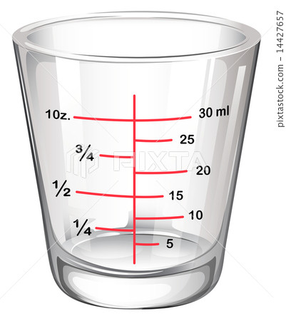A measuring glass A measuring glass 14427657