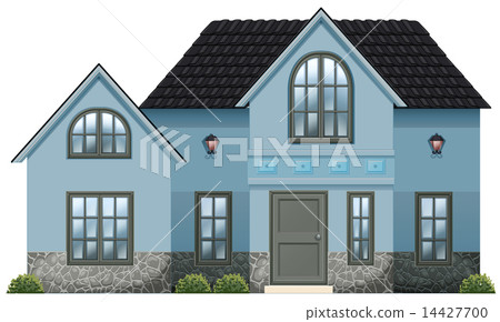A big blue house A big blue house 14427700