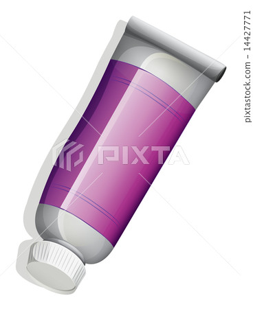A topview of a violet tube A topview of a violet tube 14427771
