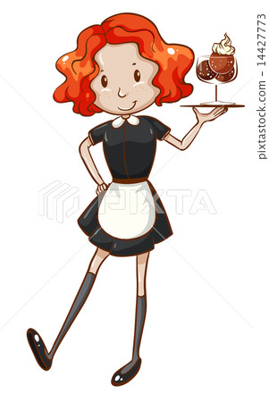 A simple waitress A simple waitress 14427773