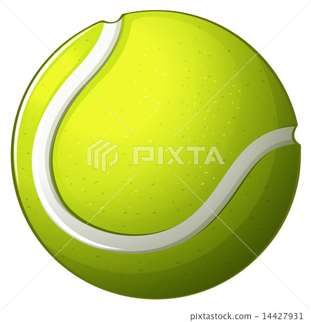 A tennis ball 14427931