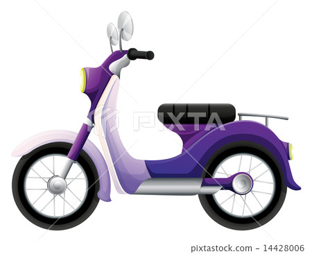 A violet scooter A violet scooter 14428006