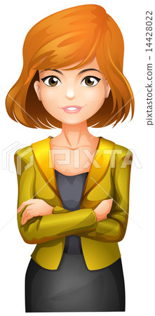 A pretty businesswoman wearing a blazer 14428022