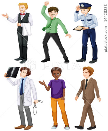 Men with different works Men with different works 14428228