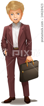 A businessman holding a bag 14428423