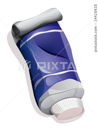 A birdeye view of a medicine tube A birdeye view of a medicine tube 14428428