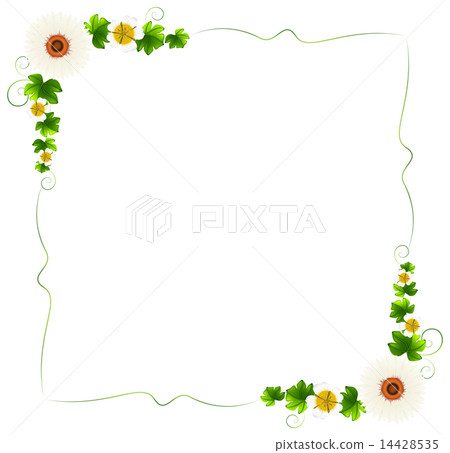 A floral border 14428535
