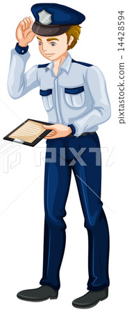 A police officer A police officer 14428594