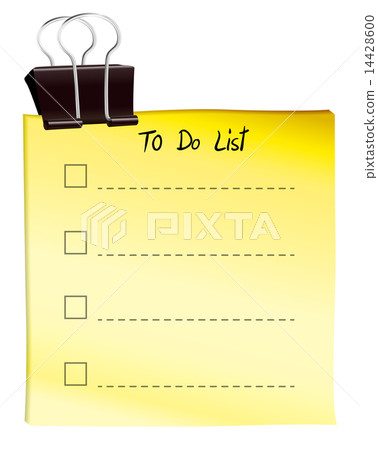 A note for to do list 14428600