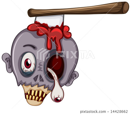 A skull of a zombie A skull of a zombie 14428662