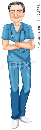 A smiling male doctor 14428728