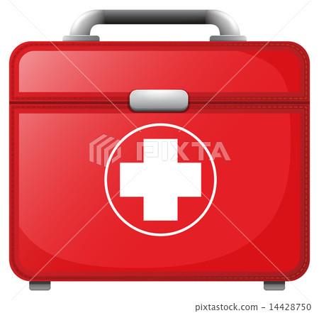 A red medical bag 14428750