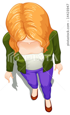 A topview of a woman A topview of a woman 14428947