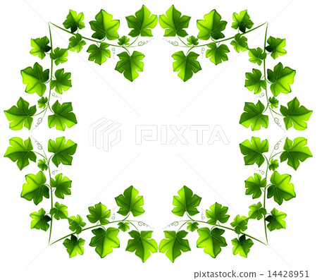 Leafy border design 14428951