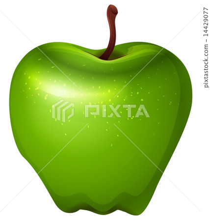 A crunchy green apple 14429077