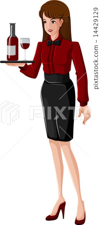 A waitress A waitress 14429129