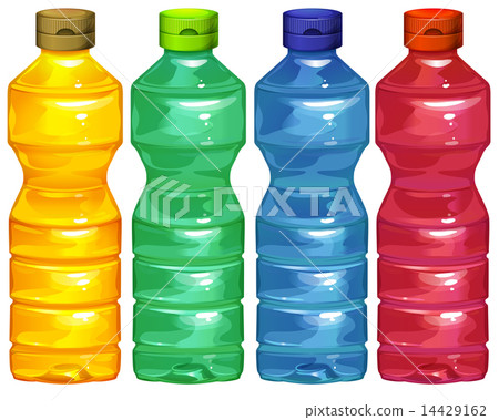 Four water bottles Four water bottles 14429162