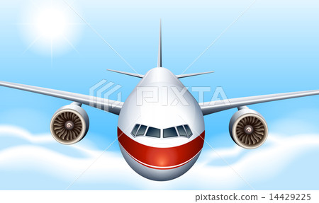A sky with a plane 14429225