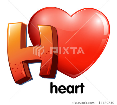 A letter H for heart 14429230
