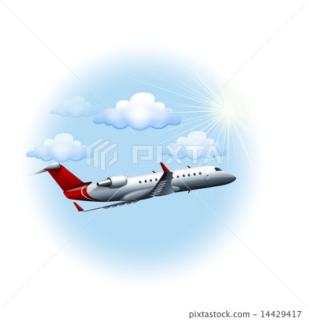 A plane travelling A plane travelling 14429417