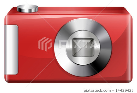 A red digital camera 14429425
