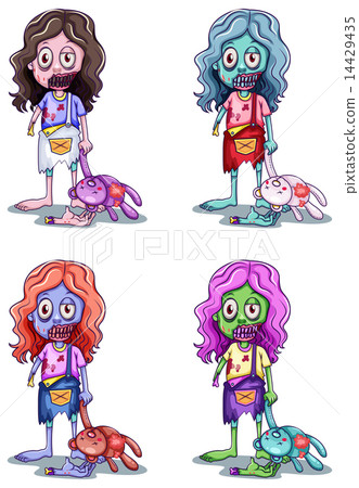 A young zombie girl 14429435