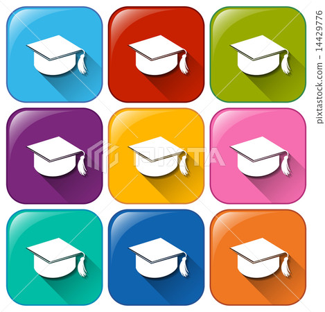 Graduation icons 14429776