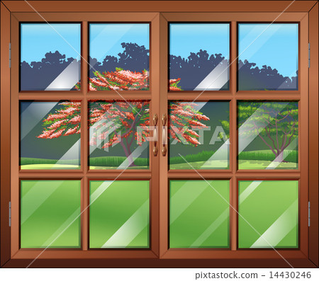 A closed window A closed window 14430246