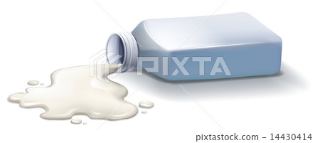 A spilled liquid medicine 14430414