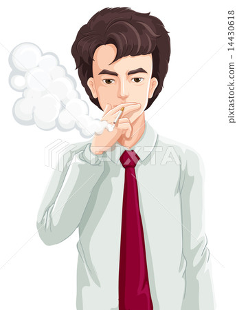 A man smoking 14430618