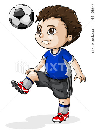 A young Asian soccer player 14430660