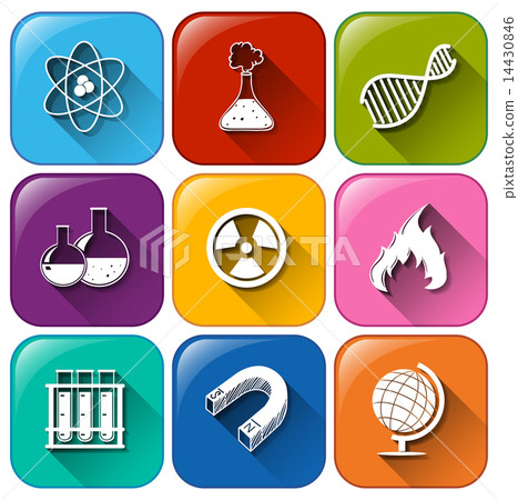 Science object icons 14430846