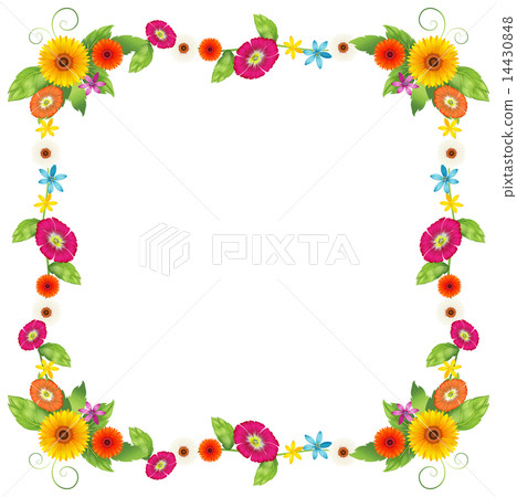A flowery border design 14430848