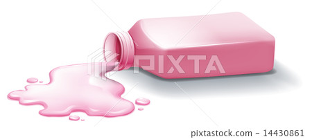 A spilled medicine syrup A spilled medicine syrup 14430861