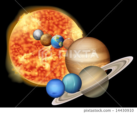 Sun and planets Sun and planets 14430910