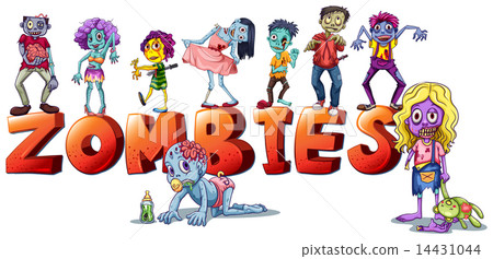 Different faces of zombies Different faces of zombies 14431044