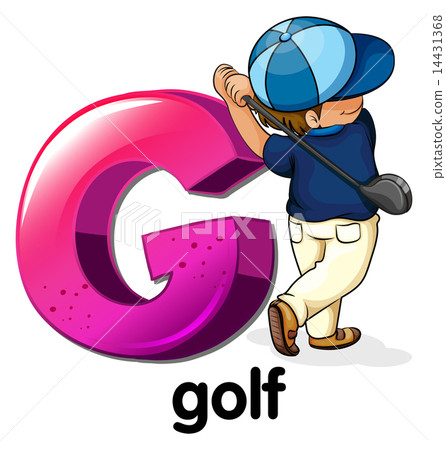 A letter G for golf A letter G for golf 14431368