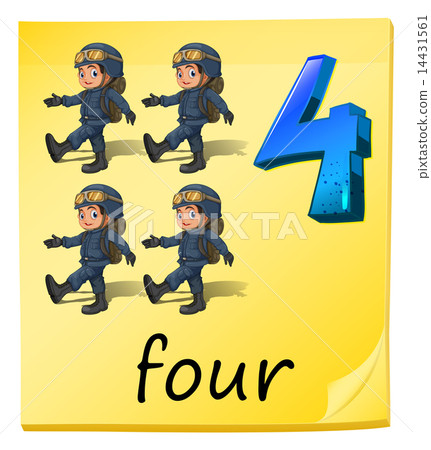Four soldiers 14431561