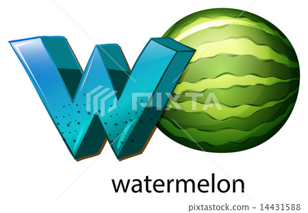 A letter W for watermelon A letter W for watermelon 14431588