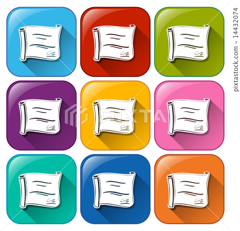 Rounded buttons with certificates Rounded buttons with certificates 14432074