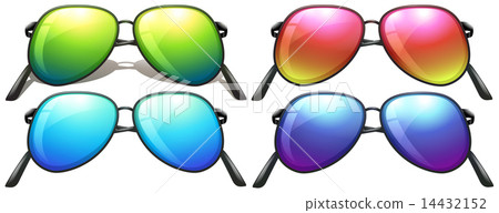 Neon-coloured sunglasses Neon-coloured sunglasses 14432152