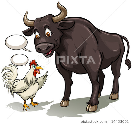 Bull and a cock Bull and a cock 14433001