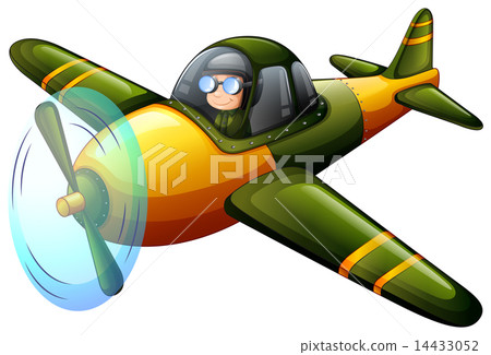 A green vintage plane A green vintage plane 14433052