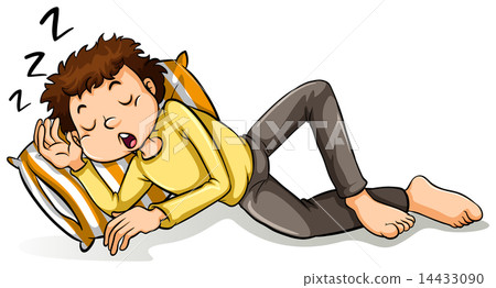 A man sleeping 14433090