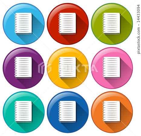 Icons with communication notebook Icons with communication notebook 14433094