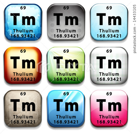 The chemical element Thulium The chemical element Thulium 14433105