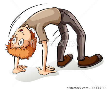 A boy bending backward 14433118