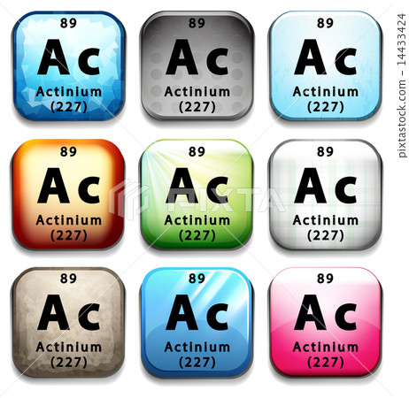 The chemical element Actinium The chemical element Actinium 14433424